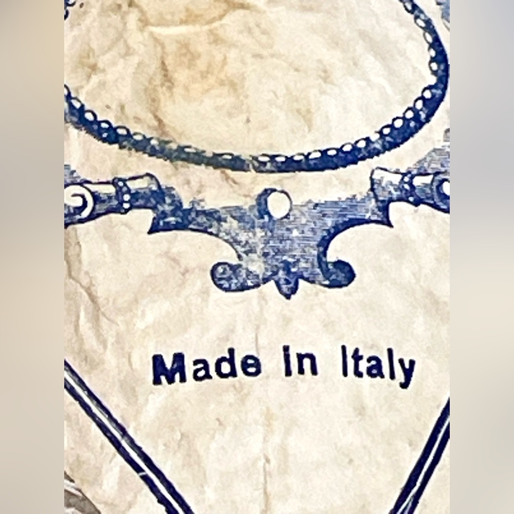 Vintage Made in Italy paper straw panama hat - Picture 4 of 5
